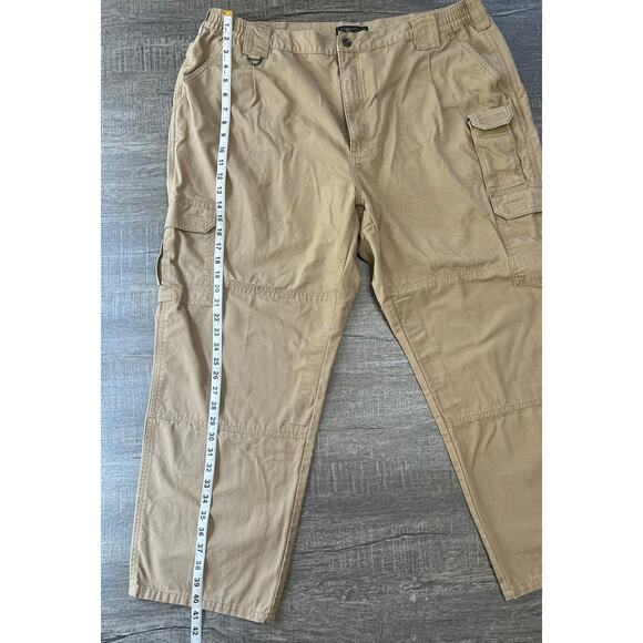 5-11 Tactical Men's Cotton Canvas Cargo Pants 44X30, Coyote. Style# 74251 - Picture 8 of 10